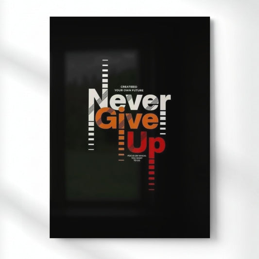 Create Your Own Future Metal Poster | Aesthetic Pop Art Wall Decor & Painting