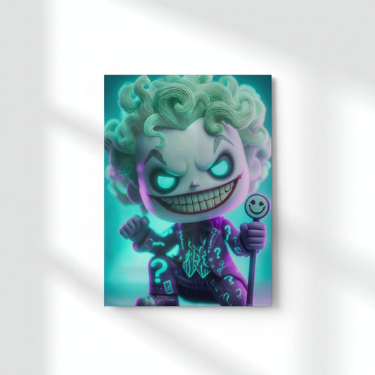 Legacy Of The Laugh Metal Poster | Aesthetic Pop Art Wall Decor & Painting