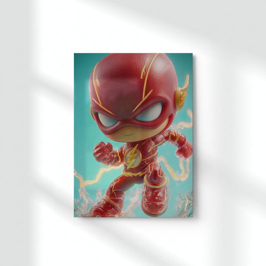 Speed In Every Spark Metal Poster | Aesthetic Pop Art Wall Decor & Painting