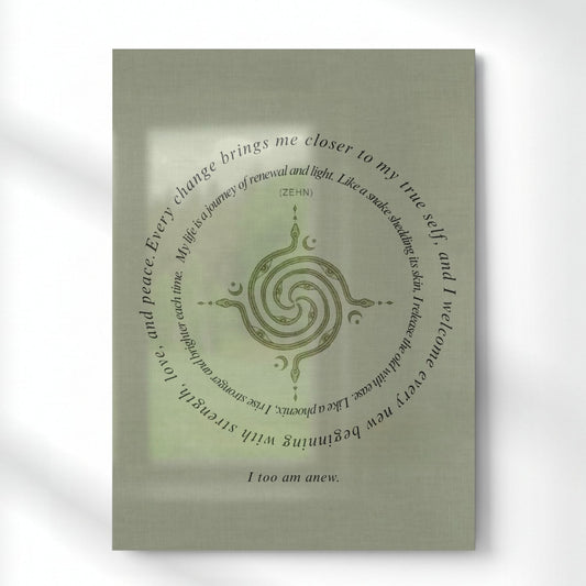 A New Beginning Metal Poster | Aesthetic Pop Art Wall Decor & Painting