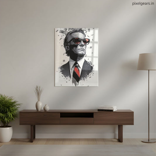 Ambition In Every Detail Metal Poster | Aesthetic Pop Art Wall Decor & Painting