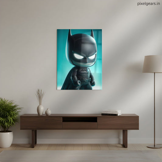 Batman: Small But Mighty Metal Poster | Aesthetic Pop Art Wall Decor & Painting