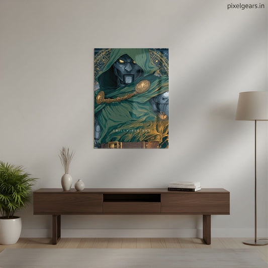 Doom: The Final Authority Metal Poster | Aesthetic Pop Art Wall Decor & Painting