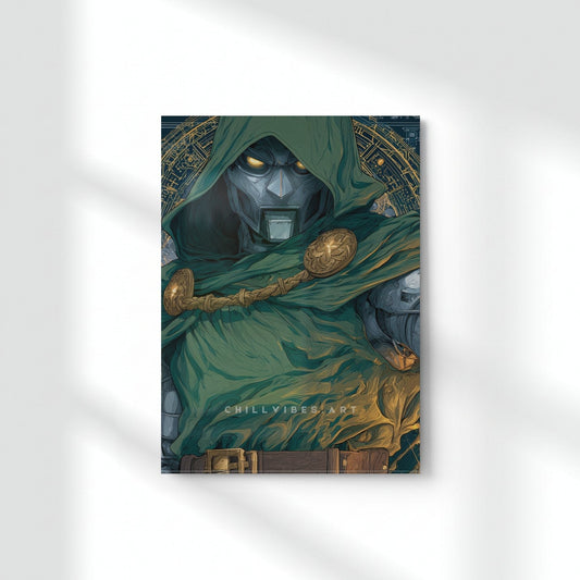Doom: The Final Authority Metal Poster | Aesthetic Pop Art Wall Decor & Painting