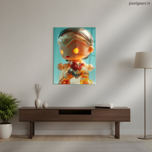 Grace In Every Glow Metal Poster | Aesthetic Pop Art Wall Decor & Painting