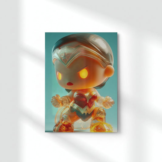 Grace In Every Glow Metal Poster | Aesthetic Pop Art Wall Decor & Painting
