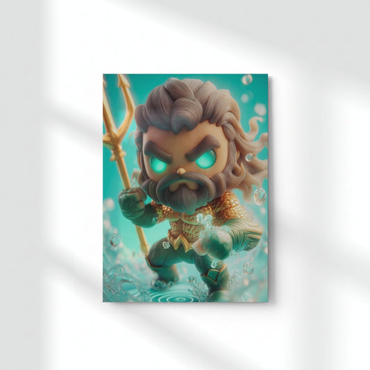 Icons Of Aquatic Rule Metal Poster | Aesthetic Pop Art Wall Decor & Painting