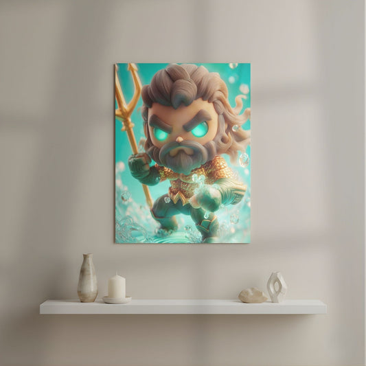 Icons Of Aquatic Rule Metal Poster | Aesthetic Pop Art Wall Decor & Painting