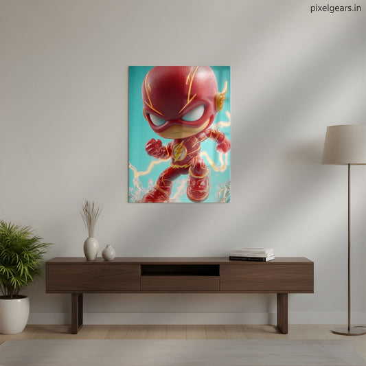 Speed In Every Spark Metal Poster | Aesthetic Pop Art Wall Decor & Painting