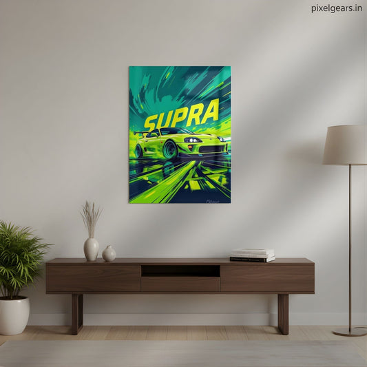 Supra: Drift icon Metal Poster | Aesthetic Pop Art Wall Decor & Painting