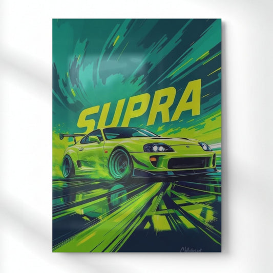 Supra: Drift icon Metal Poster | Aesthetic Pop Art Wall Decor & Painting
