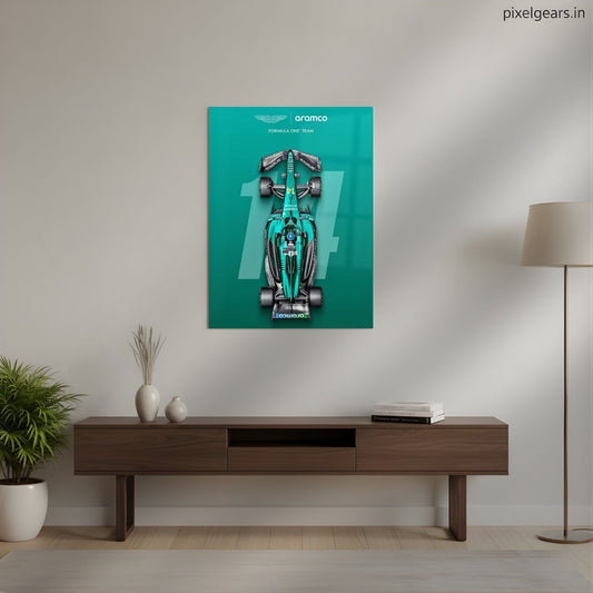 The Spirit Of Racing Metal Poster | Aesthetic Pop Art Wall Decor & Painting