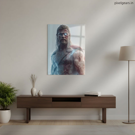 Thunder In Every Scar Metal Poster | Aesthetic Pop Art Wall Decor & Painting