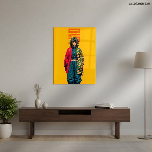 Tomioka Water Breathing Master Metal Poster | Aesthetic Pop Art Wall Decor & Painting