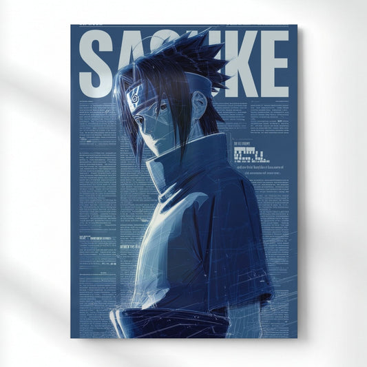 Uchiha The Path of Power Metal Poster | Aesthetic Pop Art Wall Decor & Painting